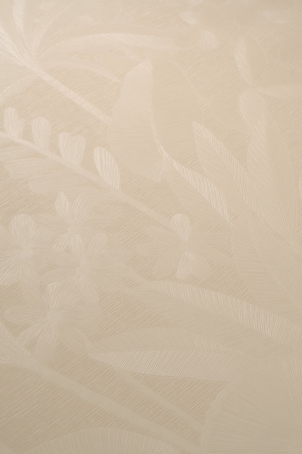 ELLE Decoration Floral Echo Leaves Beige Wallpaper