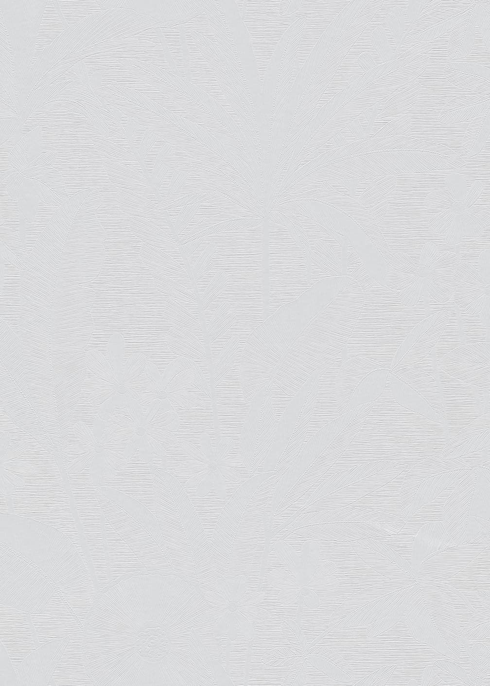 ELLE Decoration Floral Echo Leaves Grey Wallpaper