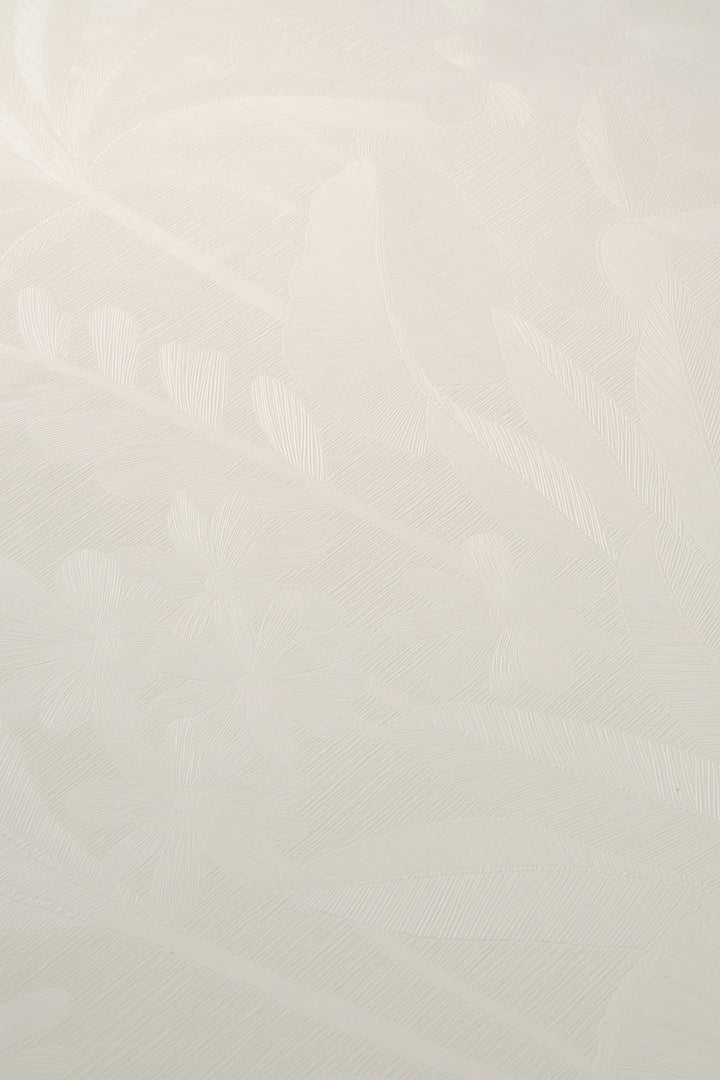 ELLE Decoration Floral Echo Leaves Cream Wallpaper