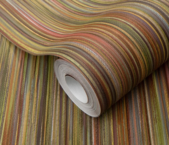 ELLE Decoration Silent Flow Olive Wallpaper