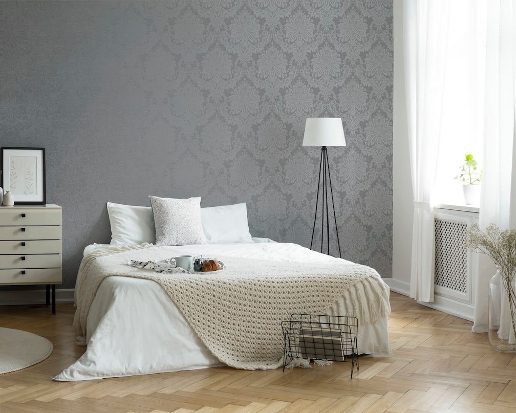 Boutique Vogue Dove Grey Wallpaper