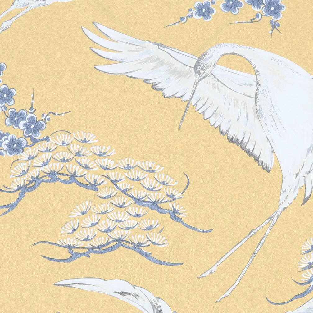 Superfresco Easy Cranes Ochre Wallpaper