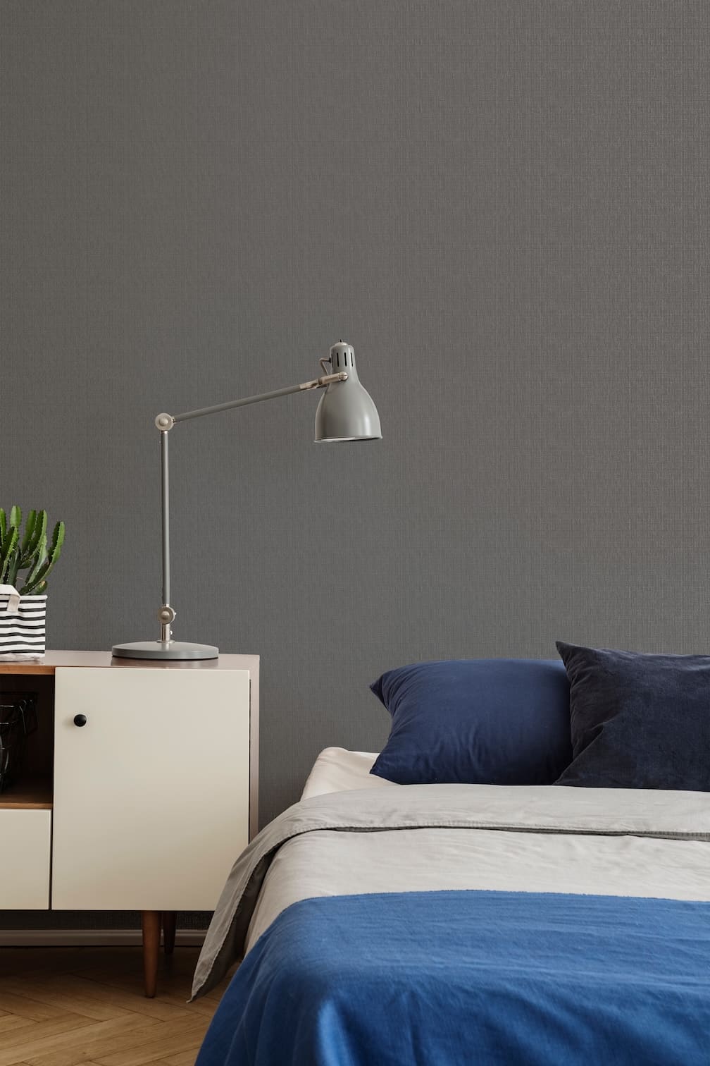 Superfresco Glamorous Tweed Charcoal Wallpaper