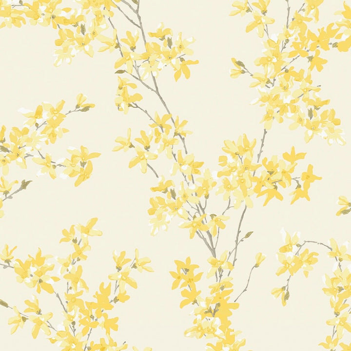 Laura Ashley Forstyhia Sunshine Wallpaper