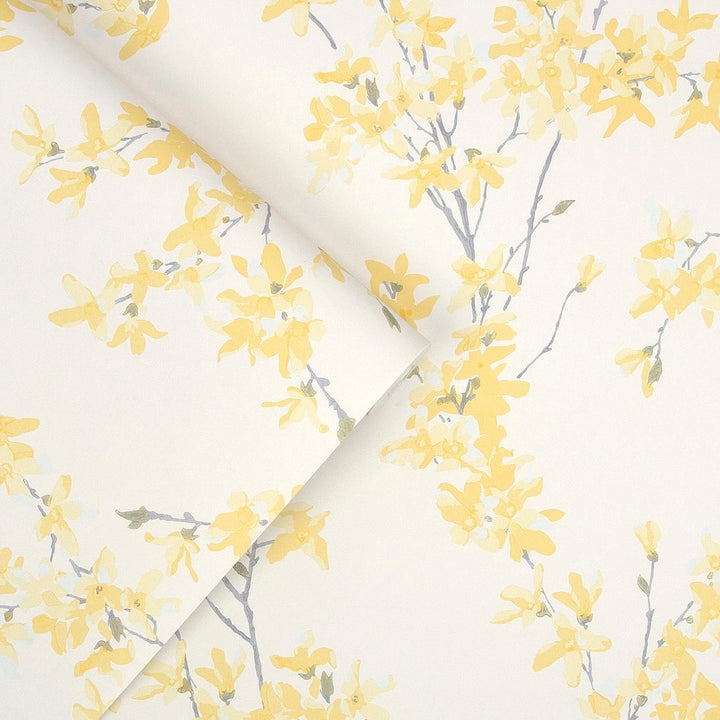 Laura Ashley Forstyhia Sunshine Wallpaper