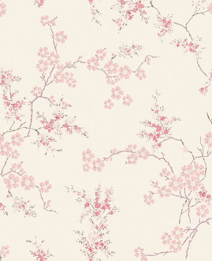 Laura Ashley Oriental Blossom Blush Wallpaper