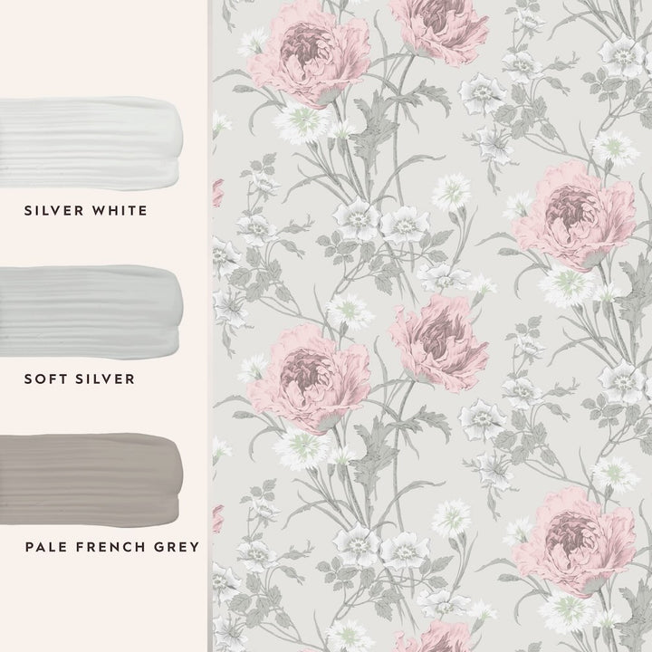 Laura Ashley Aurelie Natural Wallpaper