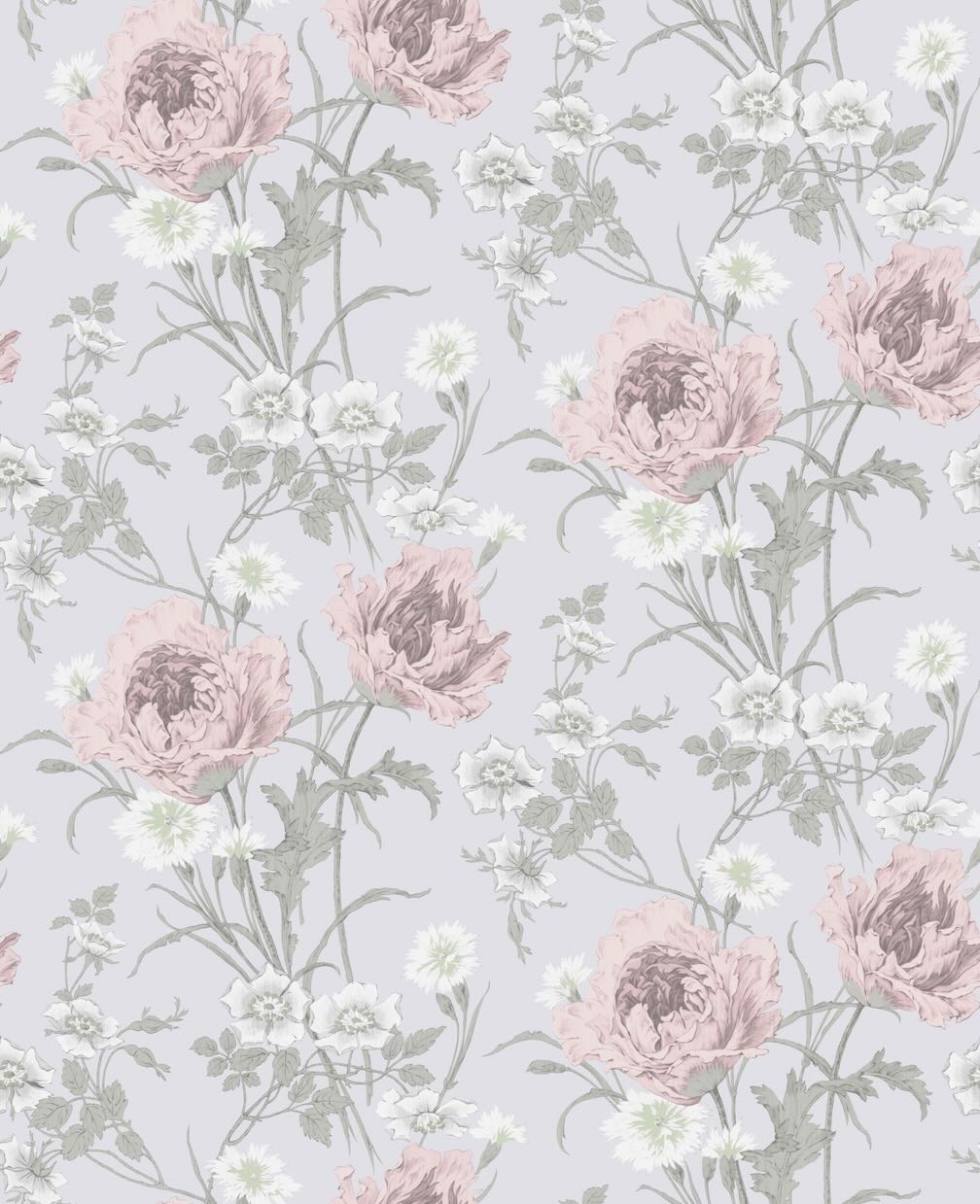 Laura Ashley Aurelie Natural Wallpaper
