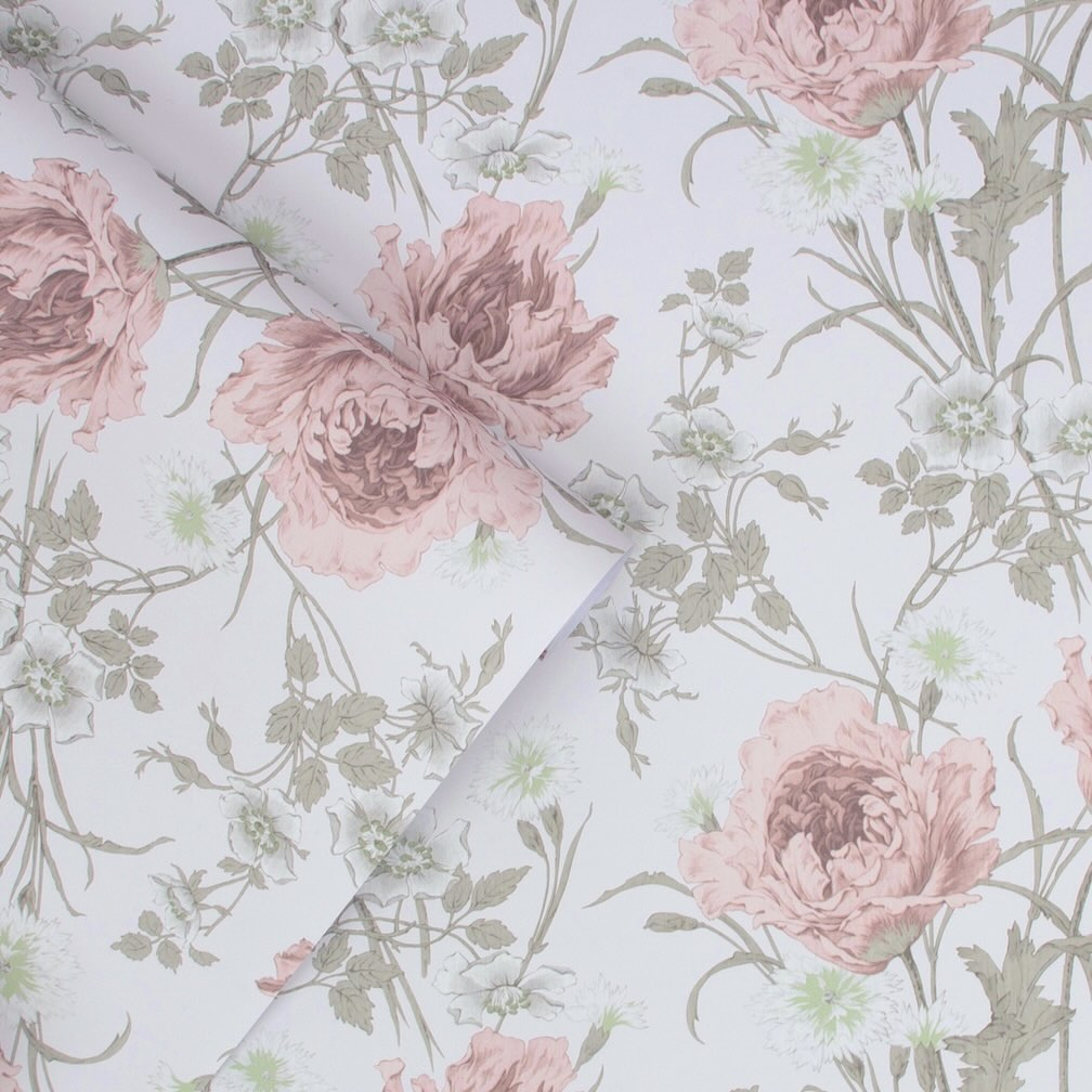 Laura Ashley Aurelie Natural Wallpaper