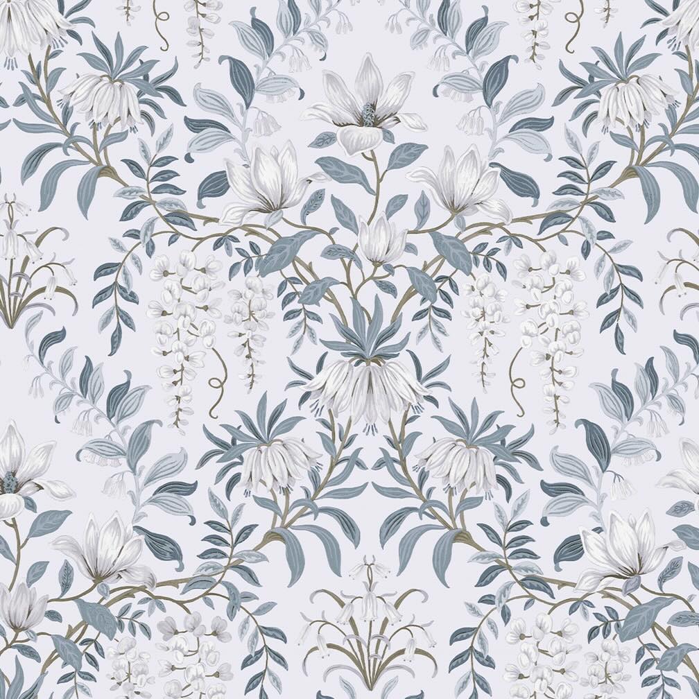 Laura Ashley Parterre Off White Wallpaper