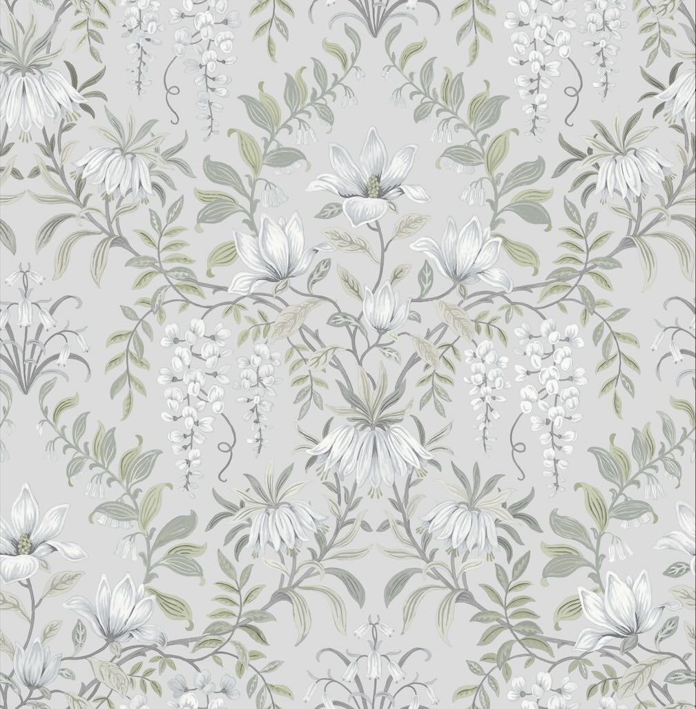 Laura Ashley Parterre Sage Wallpaper