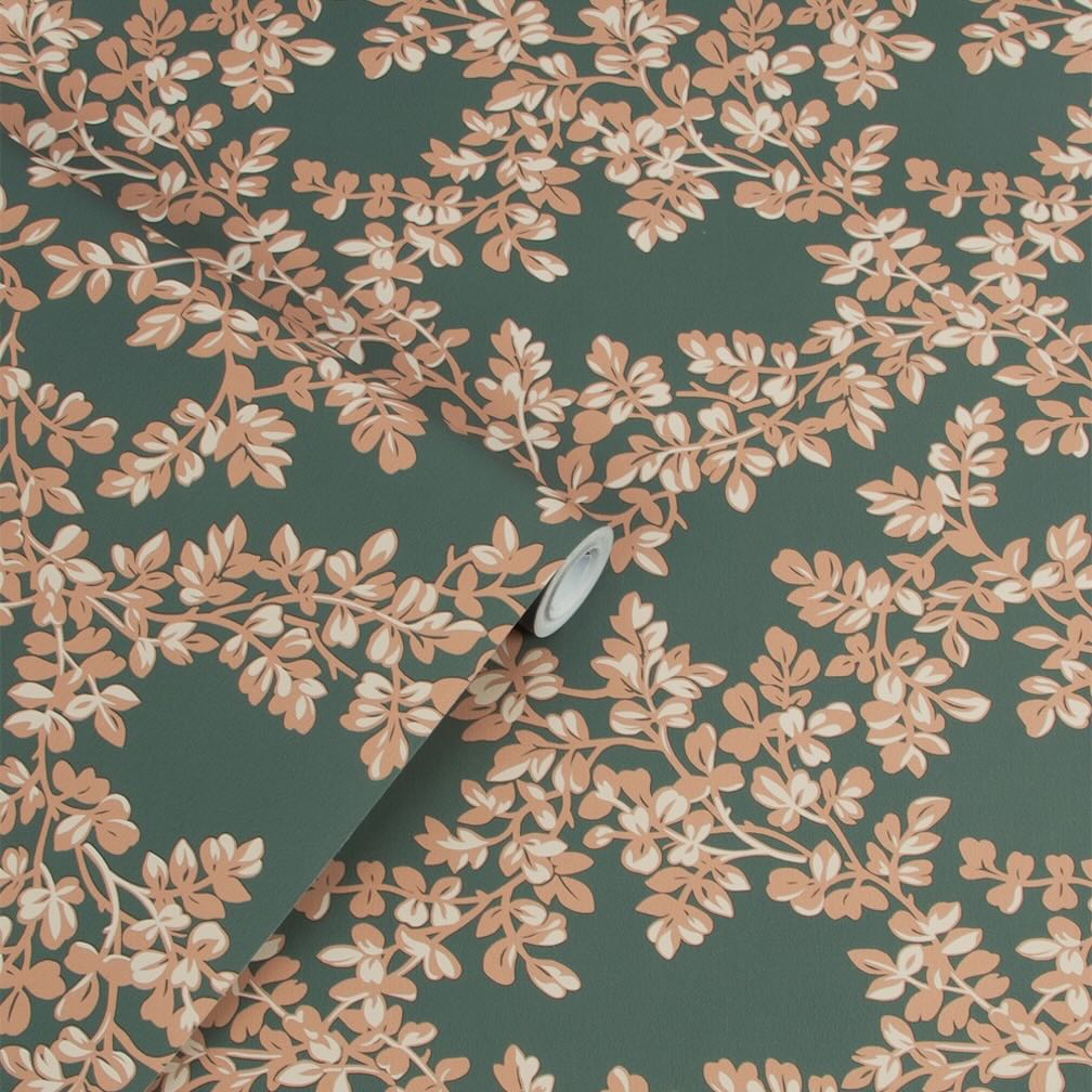 Laura Ashley Burnham Fern Wallpaper