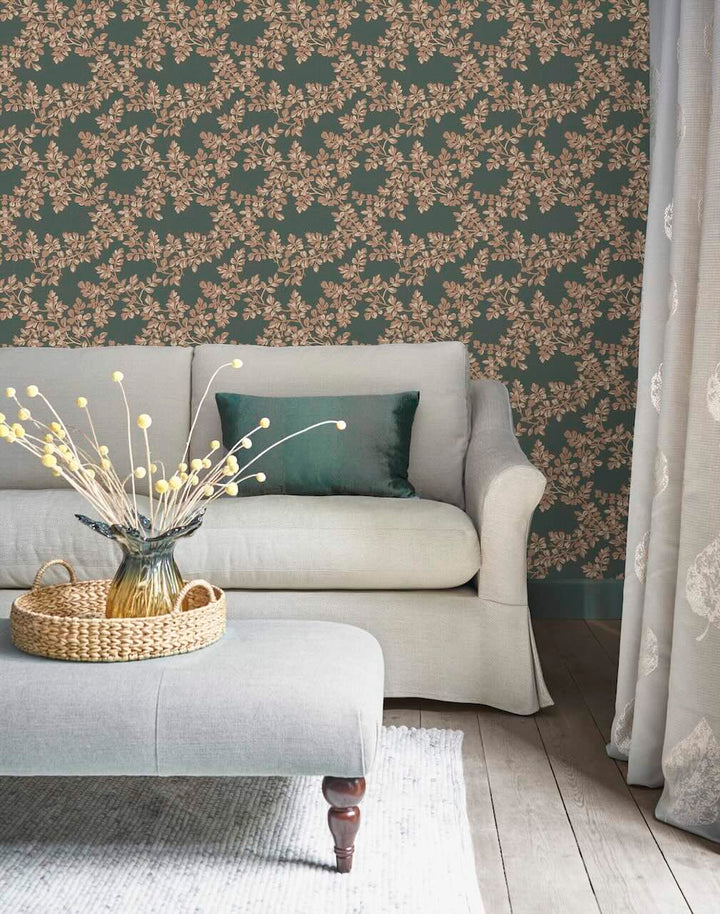 Laura Ashley Burnham Fern Wallpaper