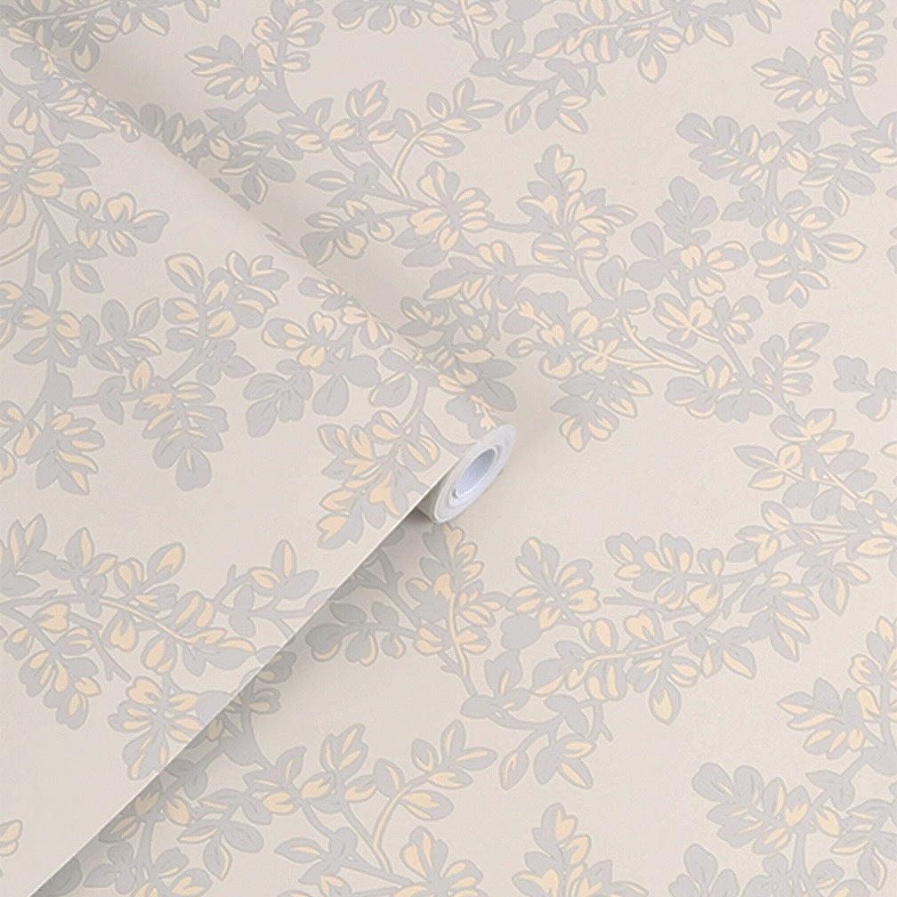 Laura Ashley Dove Grey Wallpaper