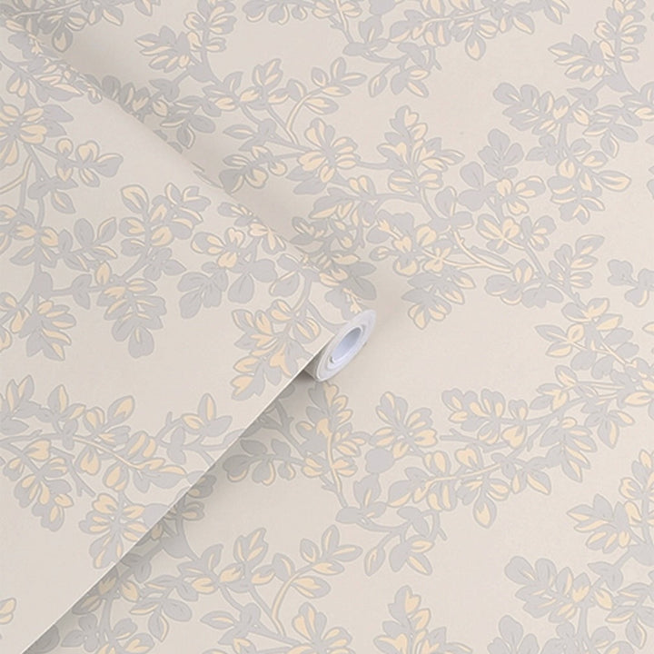 Laura Ashley Dove Grey Wallpaper
