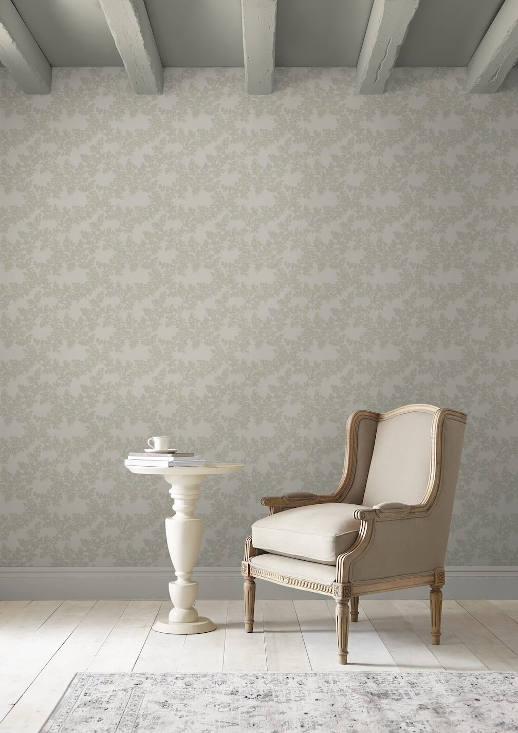 Laura Ashley Dove Grey Wallpaper