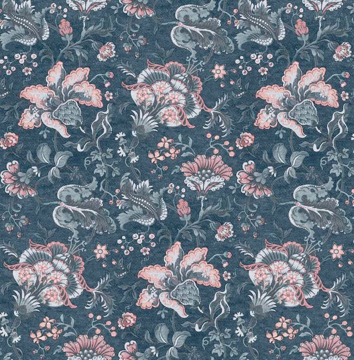 Laura Ashley Portia Dark Seaspray Wallpaper