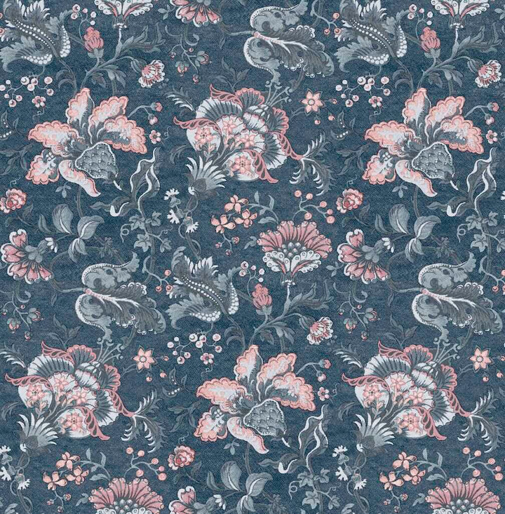 Laura Ashley Portia Dark Seaspray Wallpaper