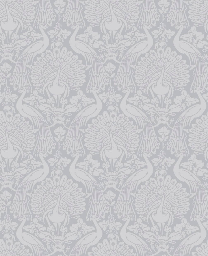 Laura Ashley Portia Pale Steel Wallpaper