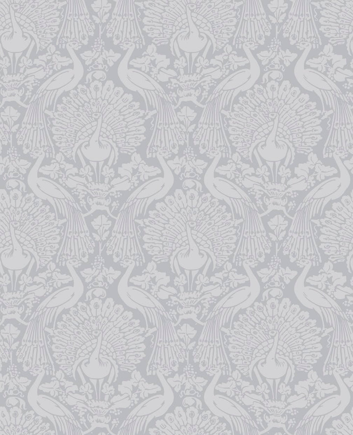 Laura Ashley Portia Pale Steel Wallpaper