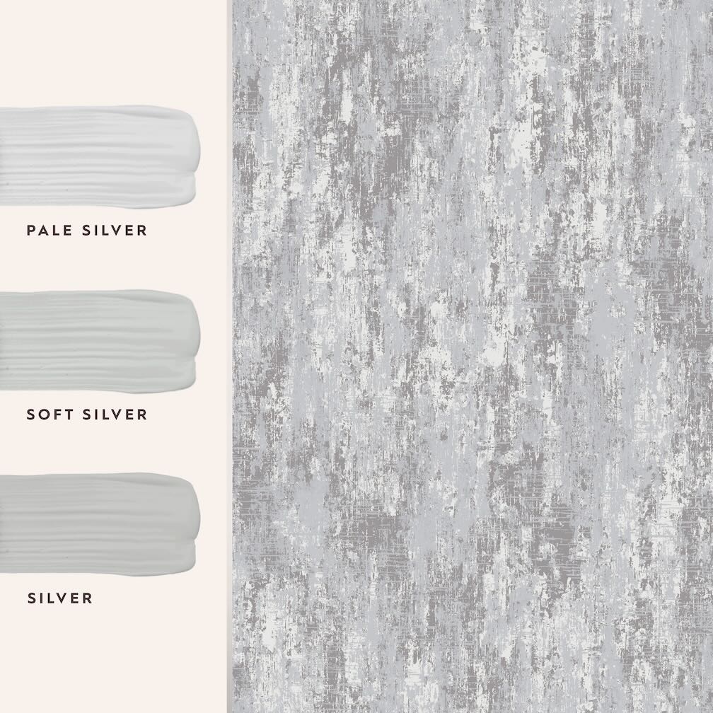Laura Ashley Whinfell Silver Wallpaper