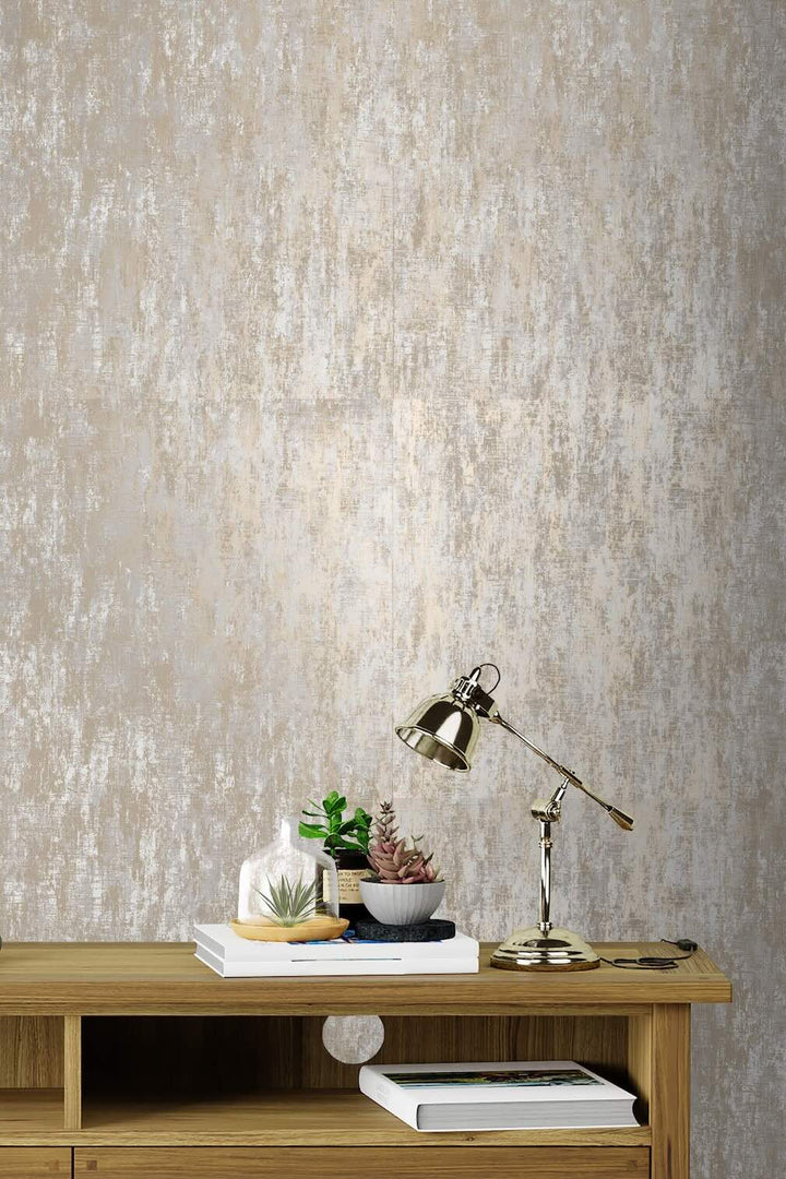 Laura Ashley Whinfell Champagne Wallpaper