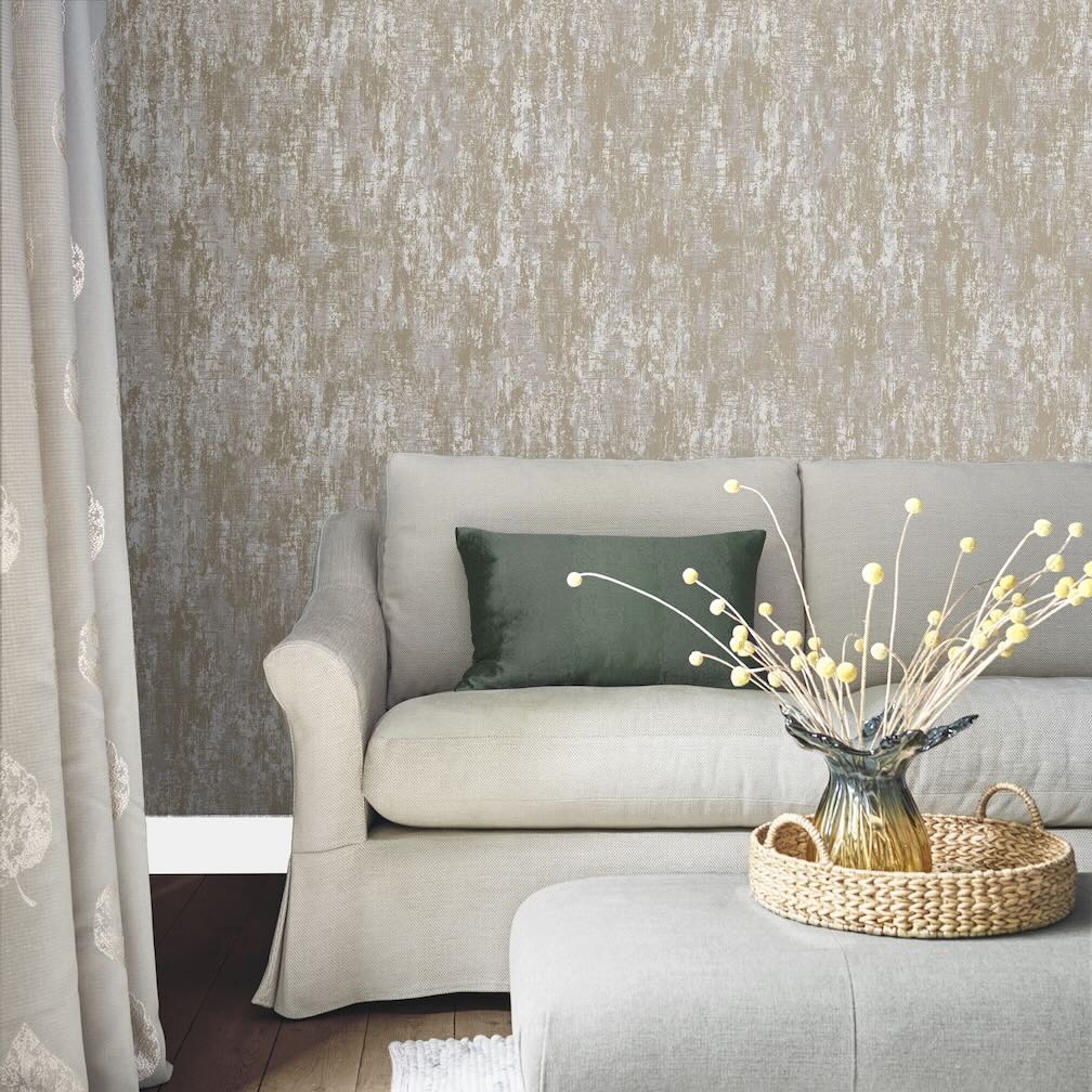 Laura Ashley Whinfell Champagne Wallpaper