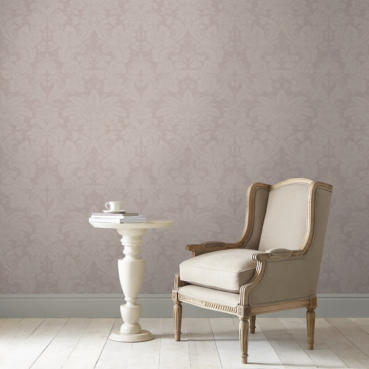 Laura Ashley Martigues Sugared Violet Wallpaper