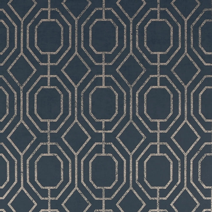 Superfresco Easy Luxe Geo Navy Wallpaper