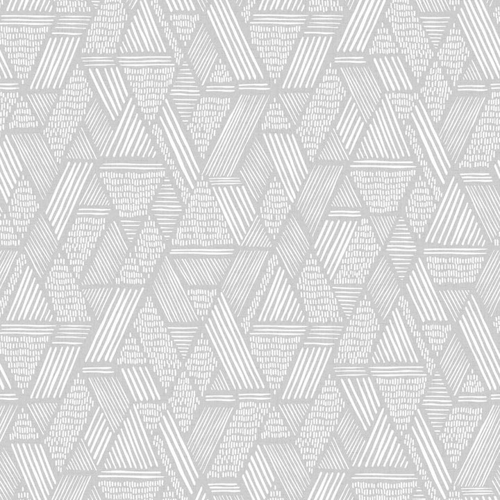 Superfresco Easy Ethnic Grey & White Stitch Wallpaper