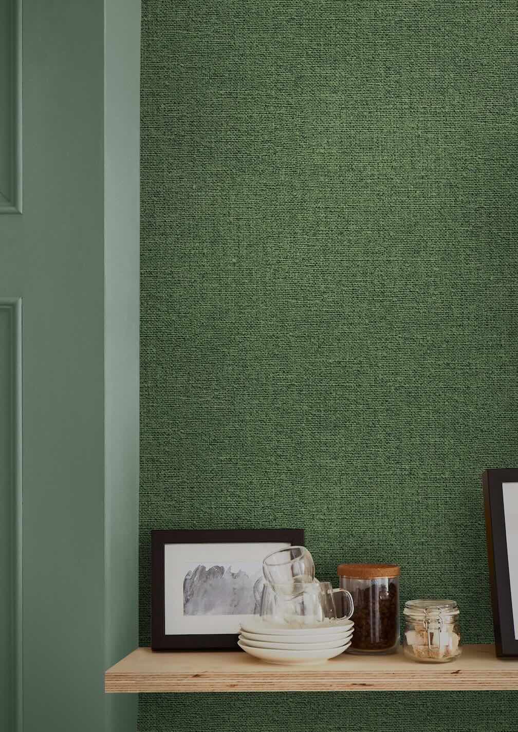 Graham & Brown Haptic Green Wallpaper