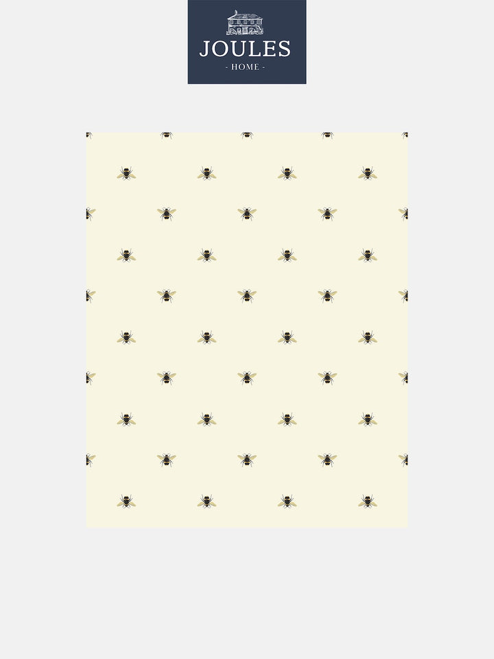 Joules Botanical Bee Crème Wallpaper