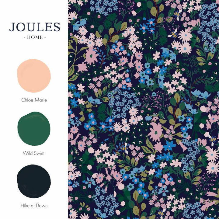 Joules Gilmorton Ditsy Garden Greens wallpaper