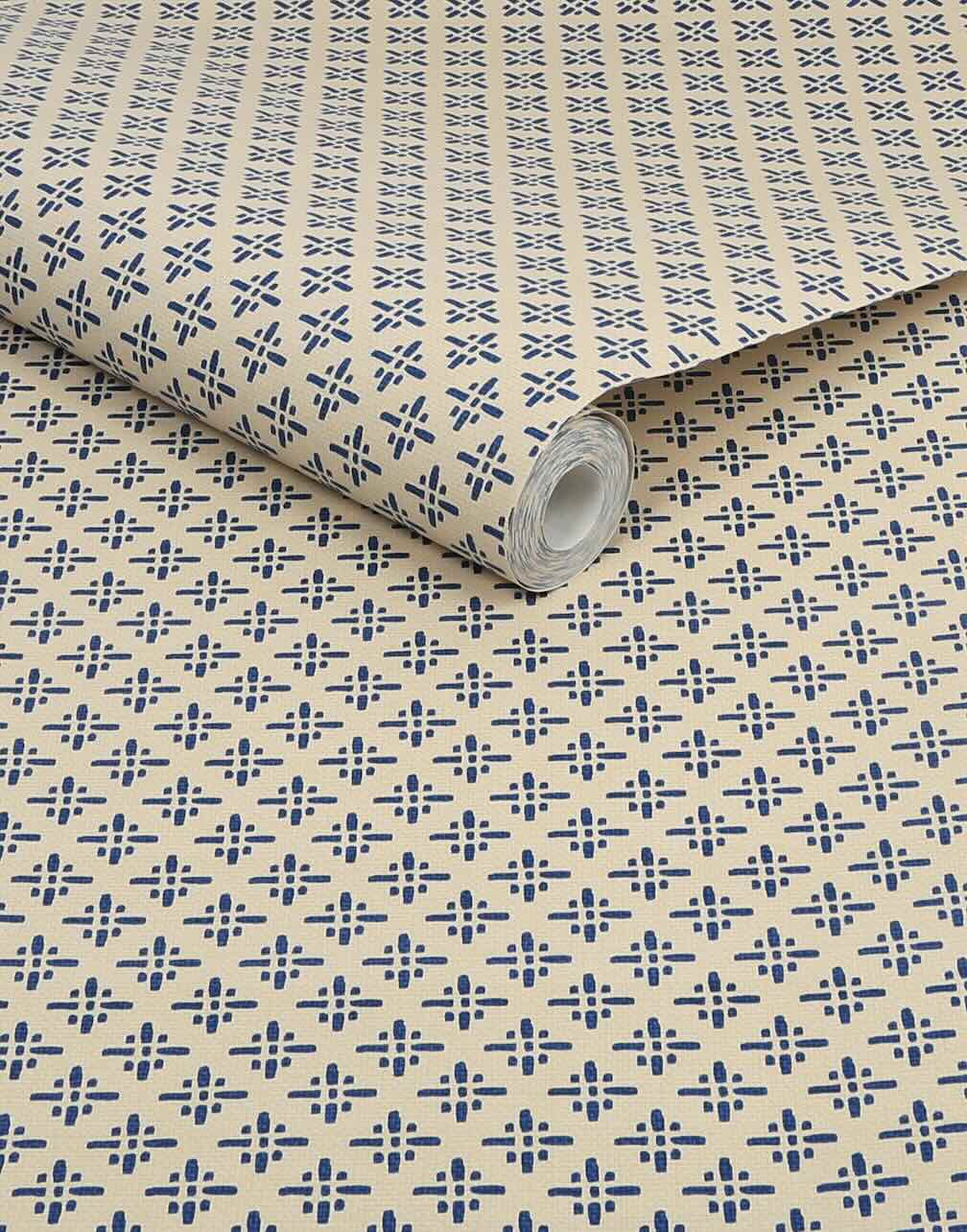 Joules Beckett Star Coast Blue Wallpaper