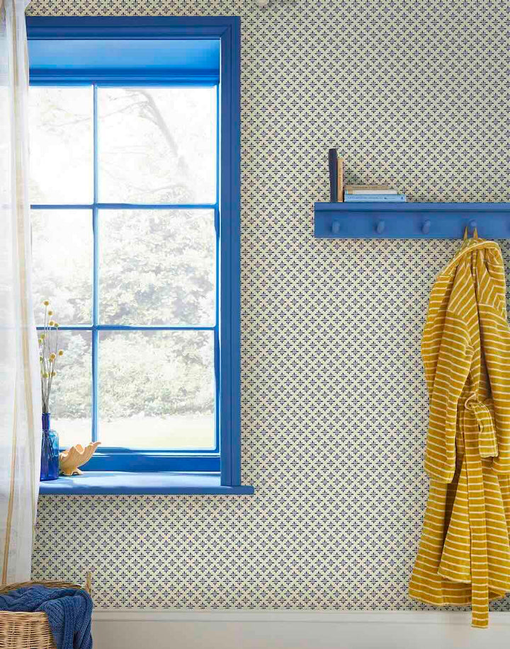 Joules Beckett Star Coast Blue Wallpaper