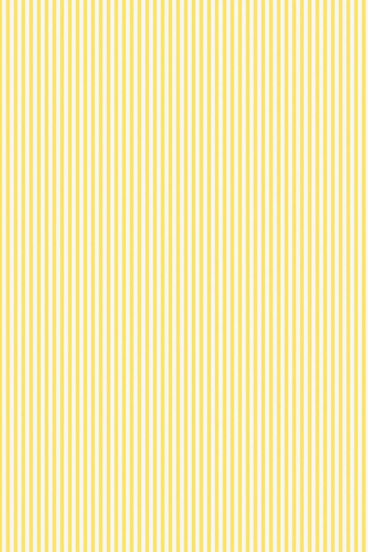 Joules Country Critters Ticking Stripe Lemon Wallpaper
