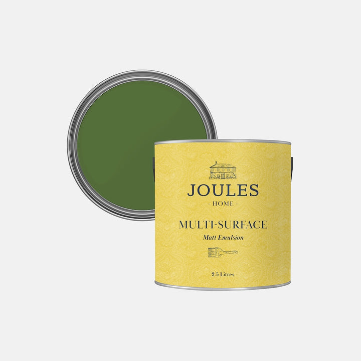 Joules Upper Bridge Green Multi Surface Matt Paint 2.5L