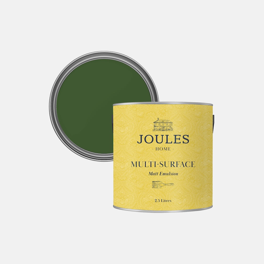 Joules Peak Green Multi Surface Matt Paint 2.5L