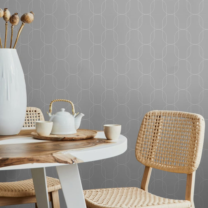 Eternity Grey Wallpaper