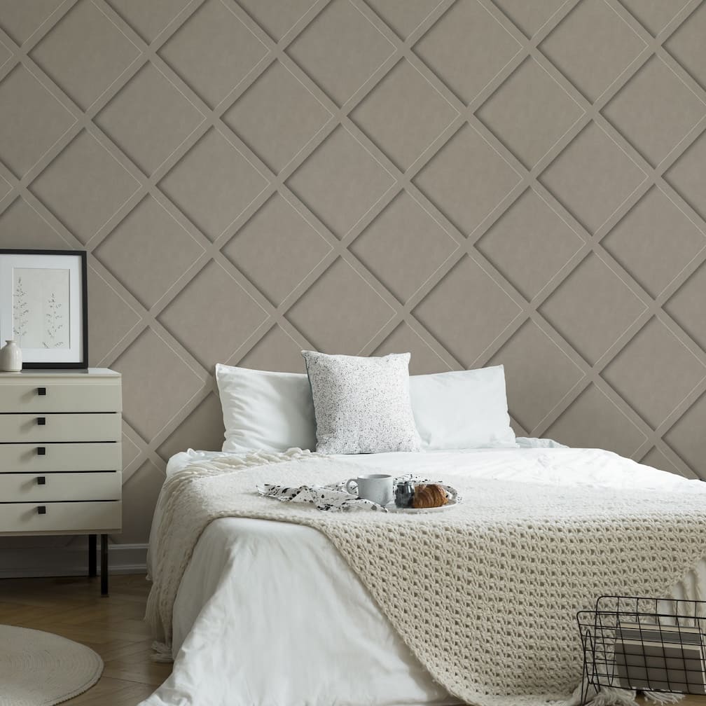 Superfresco Easy Concrete Panel Beige Wallpaper