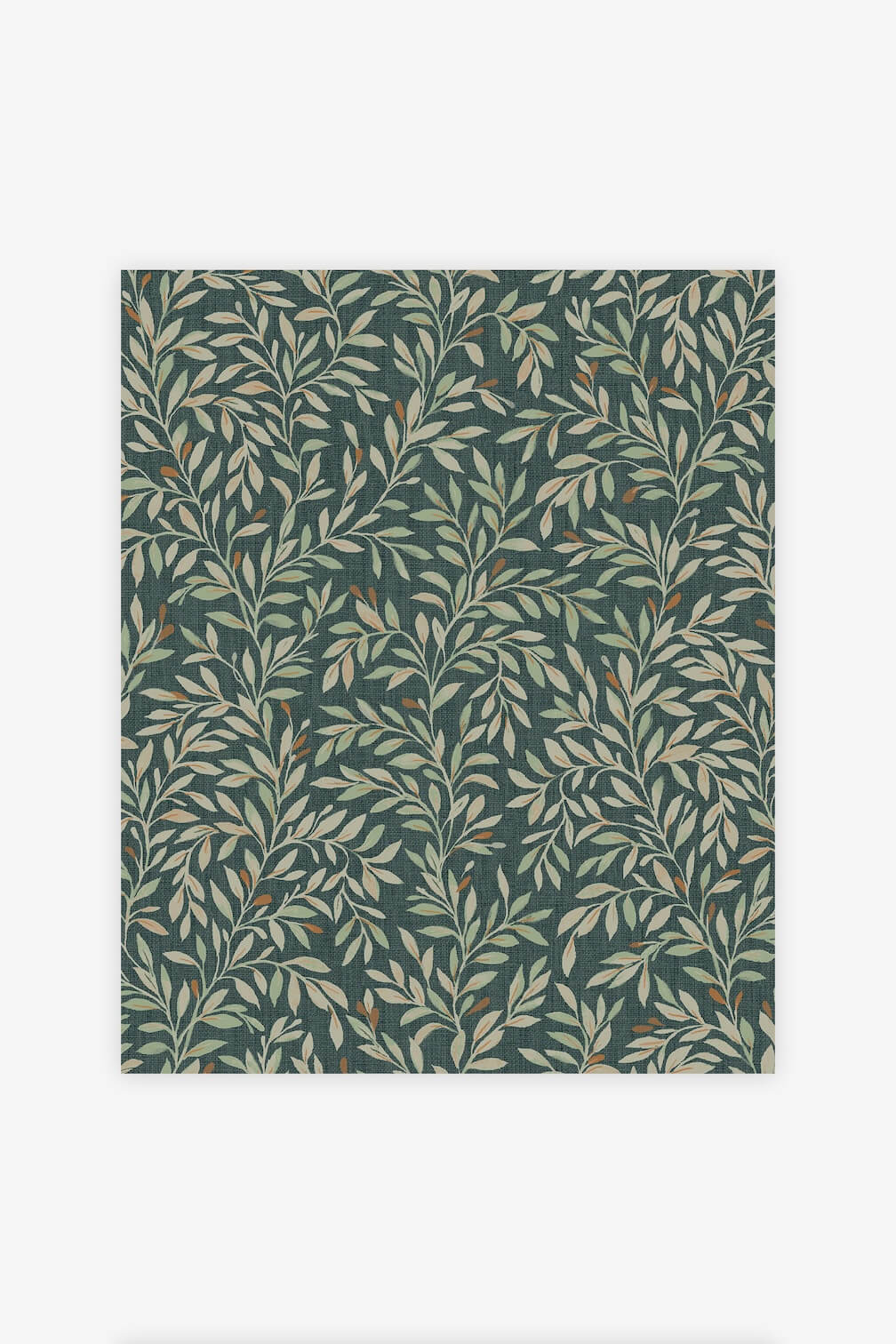 Next Ditsy Leaf Emerald Wallpaper