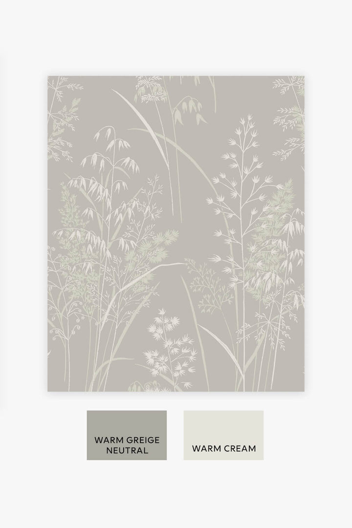 Next Leaf Sprigs Taupe Wallpaper