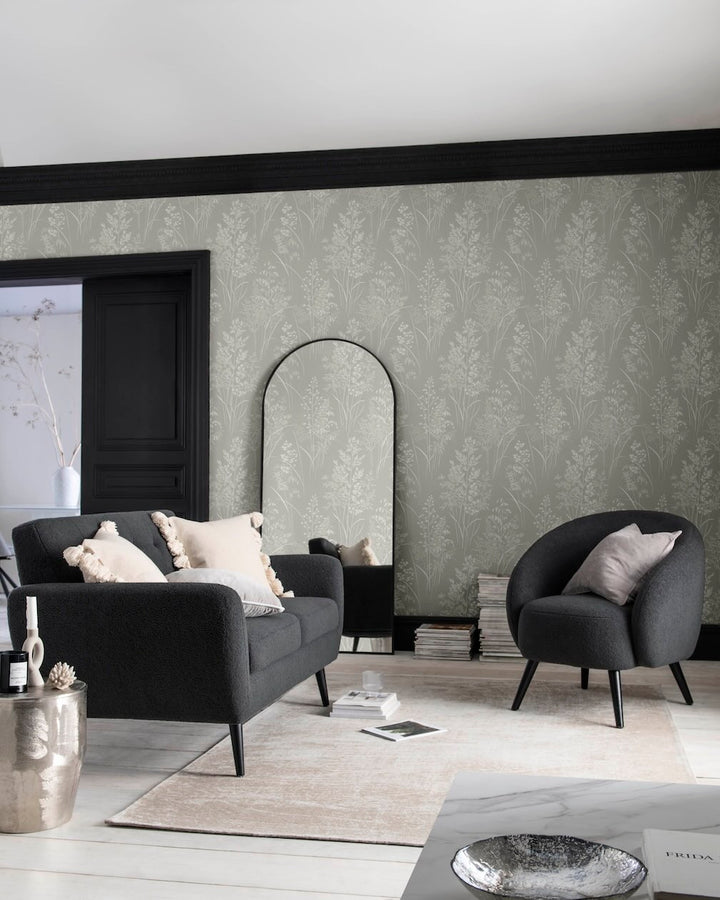 Next Leaf Sprigs Taupe Wallpaper