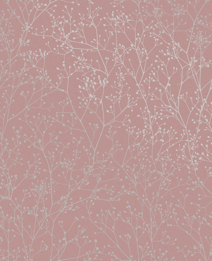 Clarissa Hulse Gypsophila Shell & Rose Gold Wallpaper