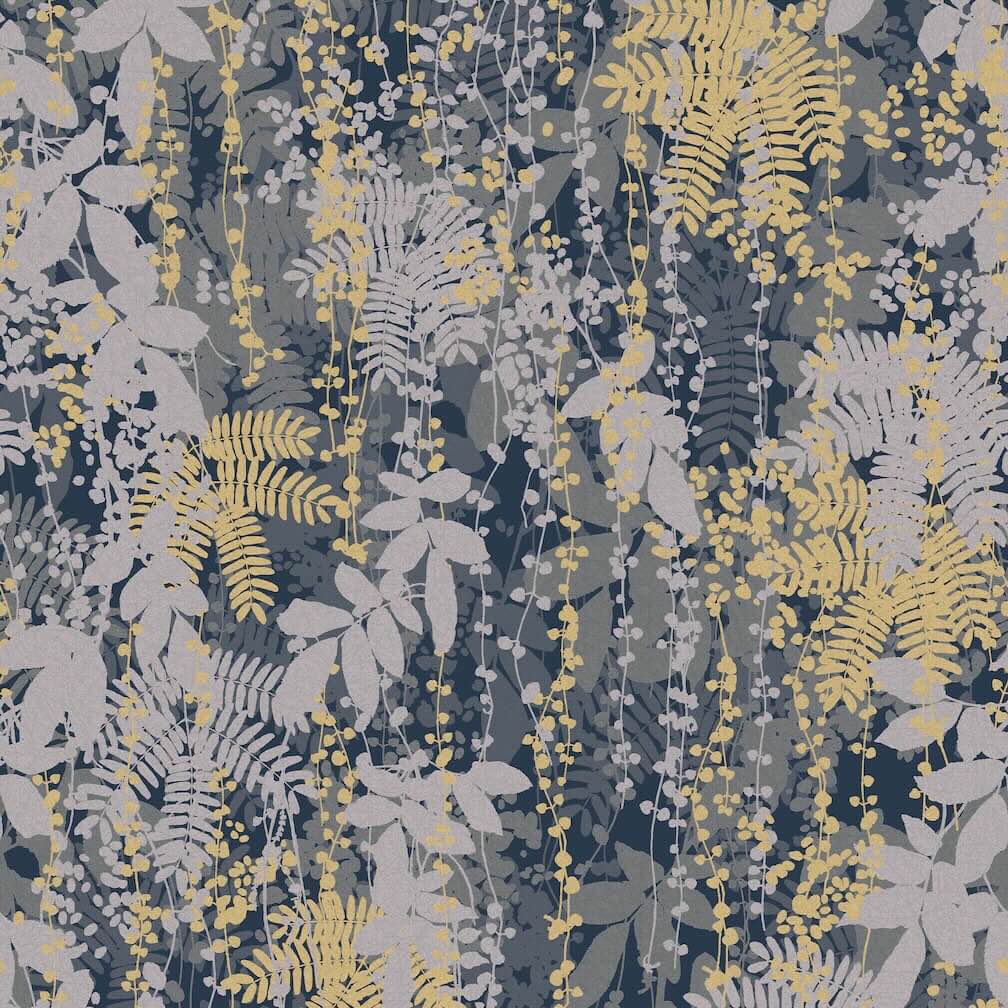 Clarissa Hulse Canopy French Navy Wallpaper