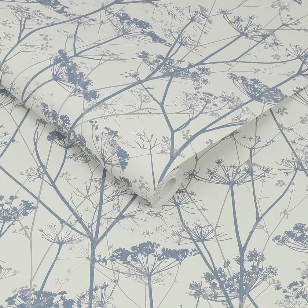 Clarissa Hulse Wild Chervil Dove & Silver Wallpaper