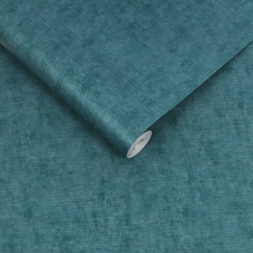 Graham & Brown Organdy Silk Teal Wallpaper