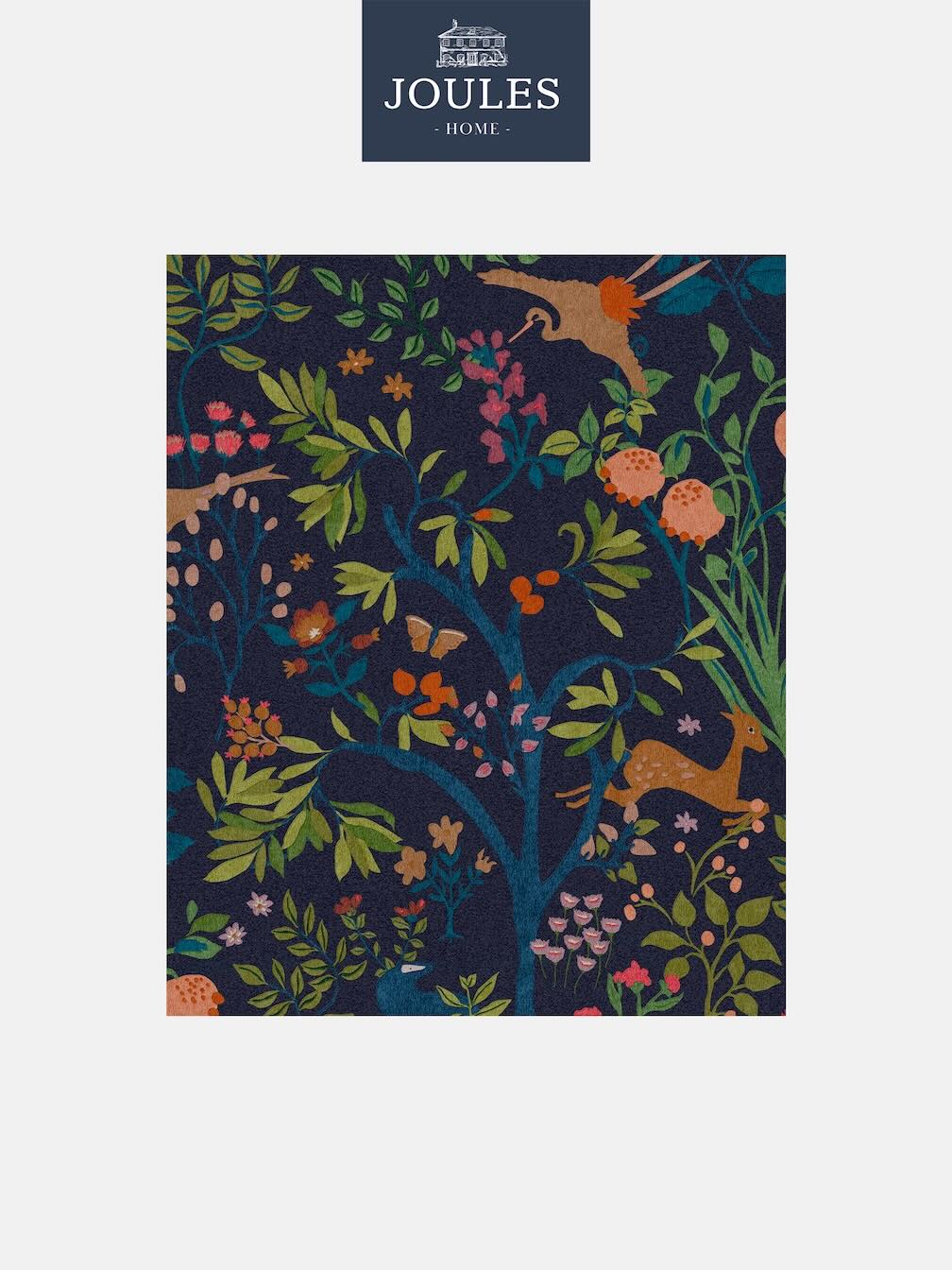 Joules Enchanted Woodland Navy wallpaper