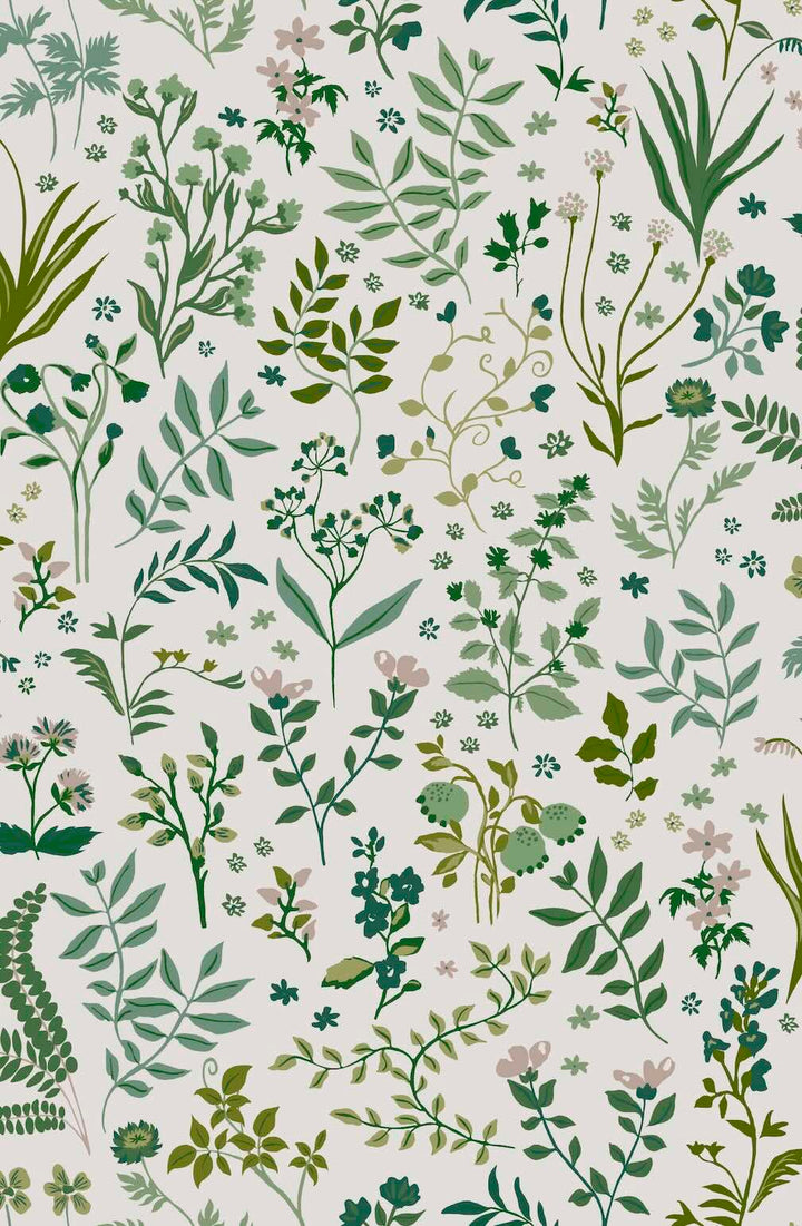 Joules Holcombe Floral Creme Wallpaper