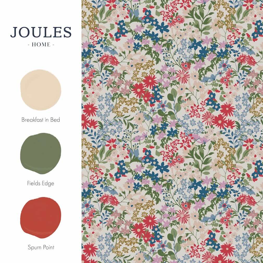 Joules Sanders Ditsy Creme wallpaper